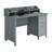 Techni Mobili Classic Office Desk With Storage, Grey