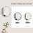 Solid Wood Wavy Mirror,Vanity Mirror Wall Decor-1991328039-1991328037