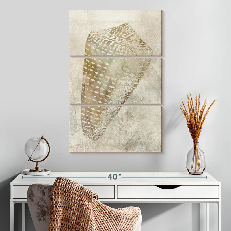 Seashell illusion ii Aletra, H 32 po x l 20 po