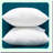 Plush Comfort Pillow Inserts - Set of 2 | Cotton Fabric Down Alternative Decorative Throw Pillows | Fluffy Cushion Inserts for Sofa & Bed
