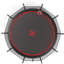 YC 12FT trampoline citrouille - noir rouge