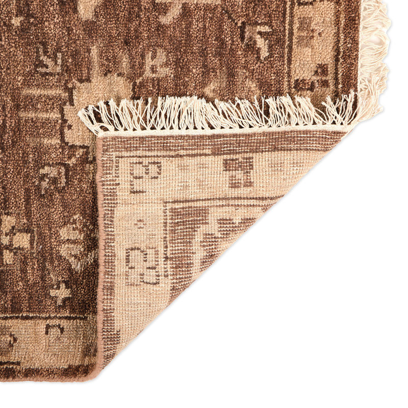 Paolo Hand-Knotted Rug-Paolo Rust-Runner-2.5'x12', Rectangle 8' x 10'