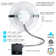 Luxrite 10" LED Recessed Light With J-Box, 3 Colour Options, 3 Wattages 22/29/37.5W, Dimmable,  2300/3000/3700 Lumens, Wet Rated, IC Rated