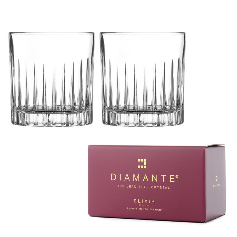 360ml Handmade Crystal Whiskey Glass Set