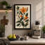 Orange Study Botanical - Wrapped Canvas-1713265614-1713265608
