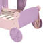 Lit simple, lit de transport, couronne, escalier, mauve et rose, structure à 10 lattes en contreplaqué, capacité de charge de 350 lb-204259895