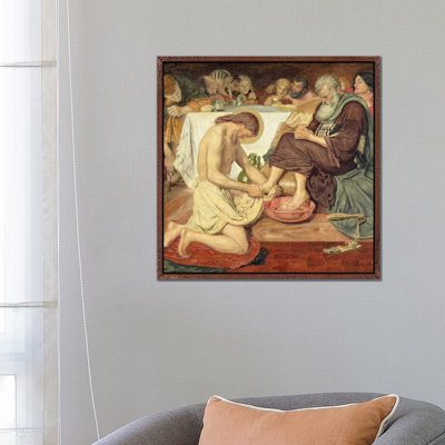 Jesus Washing Peter's Feet, 1876 by Ford Madox Brown - Painting on Canvas