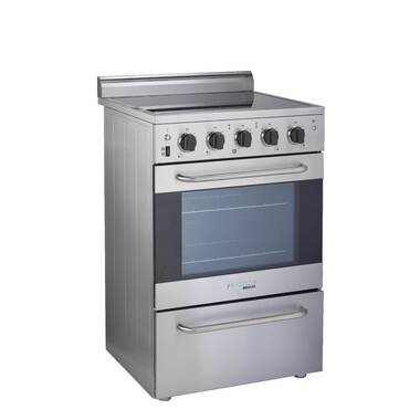 GE 24 in. 2.9 cu. ft. Oven Freestanding Electric Range with 4