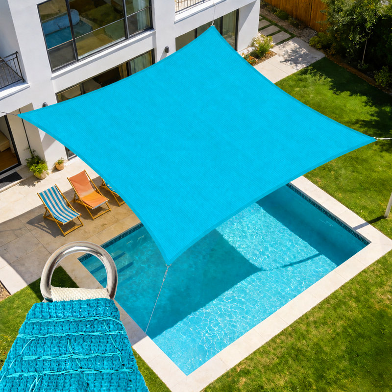 Toile d'ombrage rectangulaire Royal, Turquoise, 16 pi x 12 pi