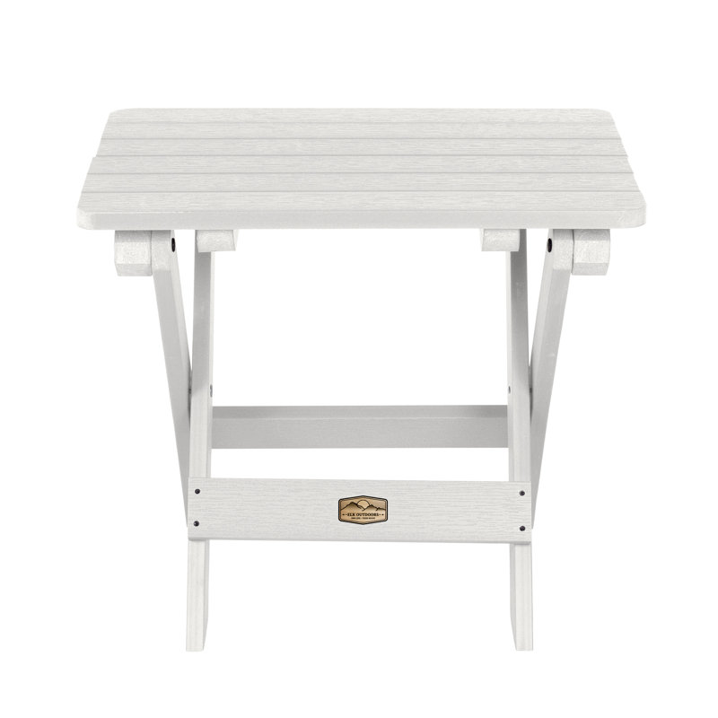 Table d'appoint pliante Newberg, Blanc