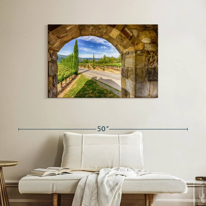 Alvord Winery In Napa, H 26 po x l 39 po