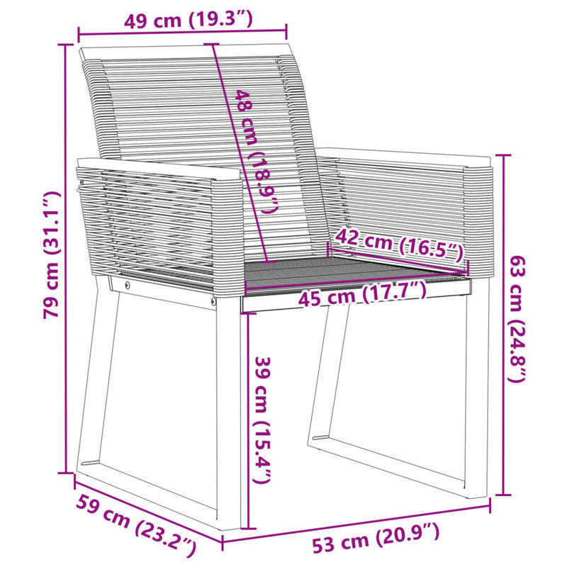 Alizza Patio Dining Armchair