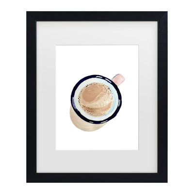 Art encadré à la bolognaise, clé de café et mer