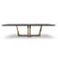 Stheno Walnut Double Pedestal Dining Table-513017157