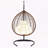 Hammock Chair Foldable Sturdy Frame Plush Cushion-1412669949-1412669948
