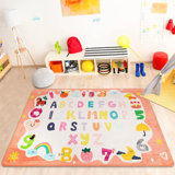 Tapis rectangulaire à motif antidérapant 3 pi 3 po x 4 pi 11 po Alyne