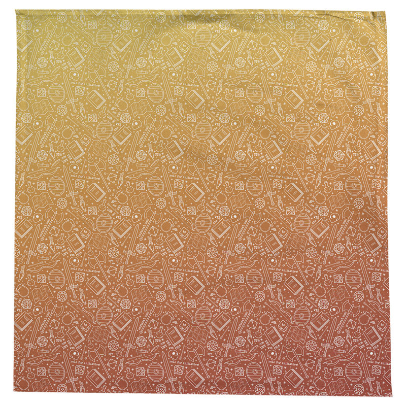 Nappe à motif rpg Leffel, Dégradé feu