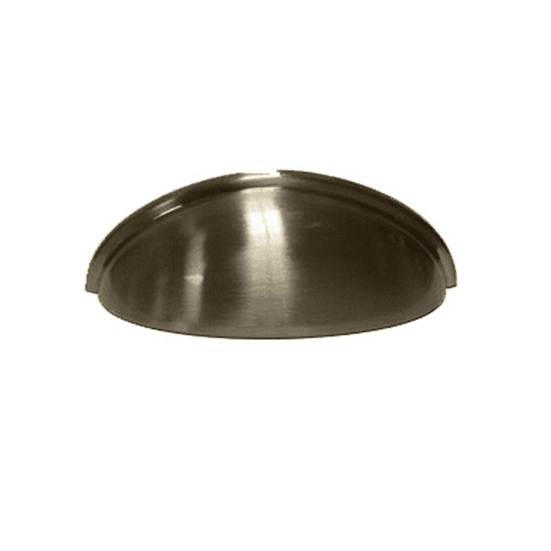 3" Center to Center Cup Pull, Satin Nickel