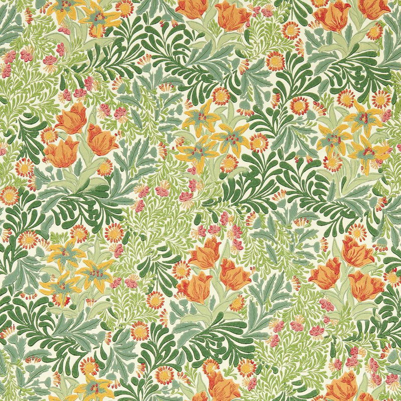 Bower Wallpaper, Herbal/Weld