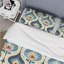 Ensemble de housse de couette orange et bleu Midcentury Charm I - Midcentury-109173977