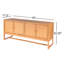 Captiva Rattan 4 Door 76" Sideboard