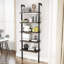 Aaria 180 cm H x 28 cm W Iron Floating Bookcase-730121728-730121731