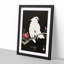 Cockatoo and Pomegranate by Ohara Koson - Picture Frame Painting Print-55684921-55684923