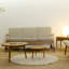 Base de lit en bois