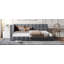 Velvet Upholstered Daybed Convertible Sofa Bed Frame