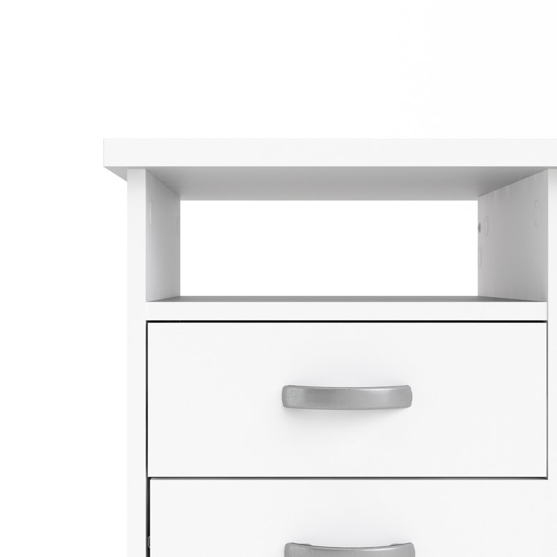 Channay Computer Desk, White