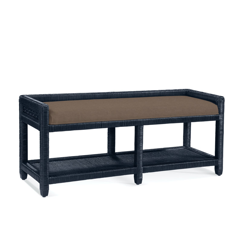 Banc de rangement Silvio Glinda, Frêne Elite; 0321-83, Bleu marine