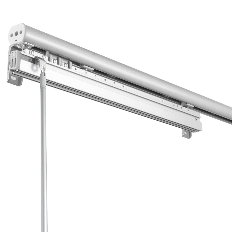 Tringle à rideaux blanche réglable, 36" - 66"