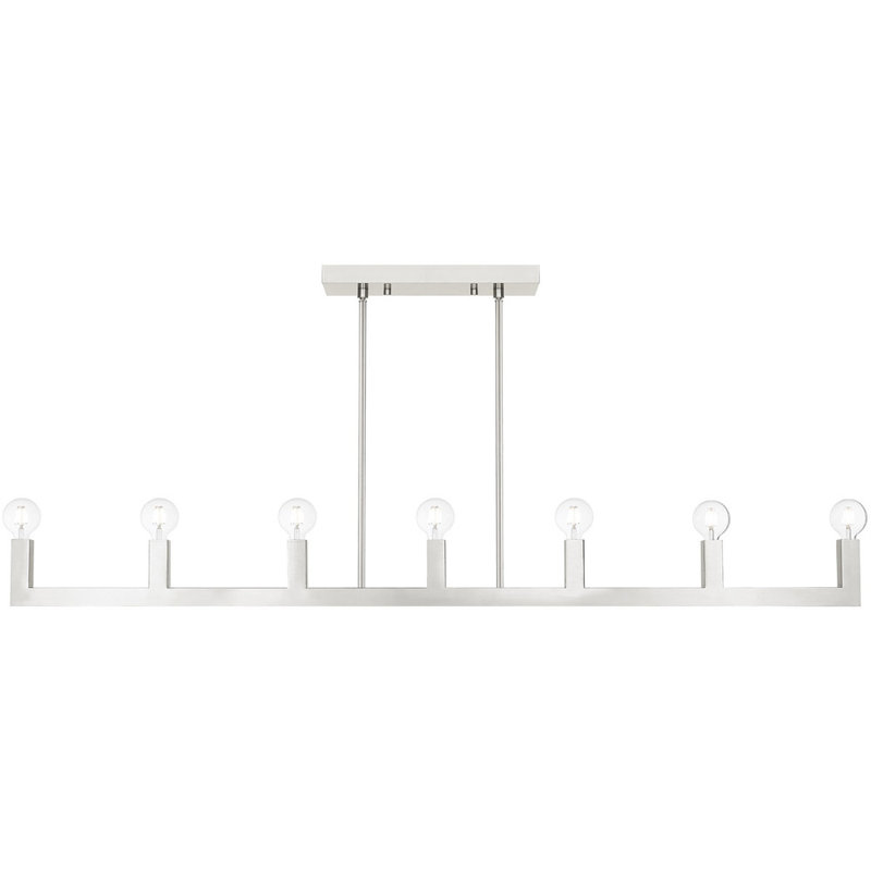 Eveland 7 - Light Kitchen Island Square / Rectangle Chandelier