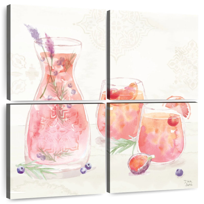 Yarlin Classy Cocktails II, 18" H x 18" W