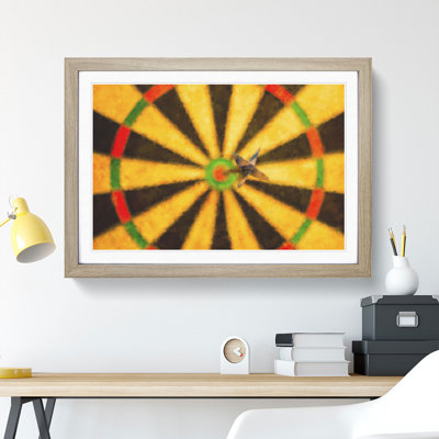 Bulls Eye Dartboard - Picture Frame Painting