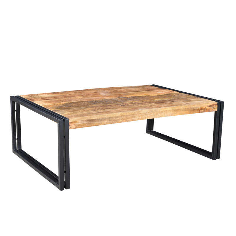 Table basse Ian, H 18 po x l 35 po x P 35 po