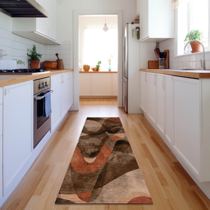 Tapis Norberta avec envers antidérapant, Rectangle 1 pi 8 po x 2 pi 6 po
