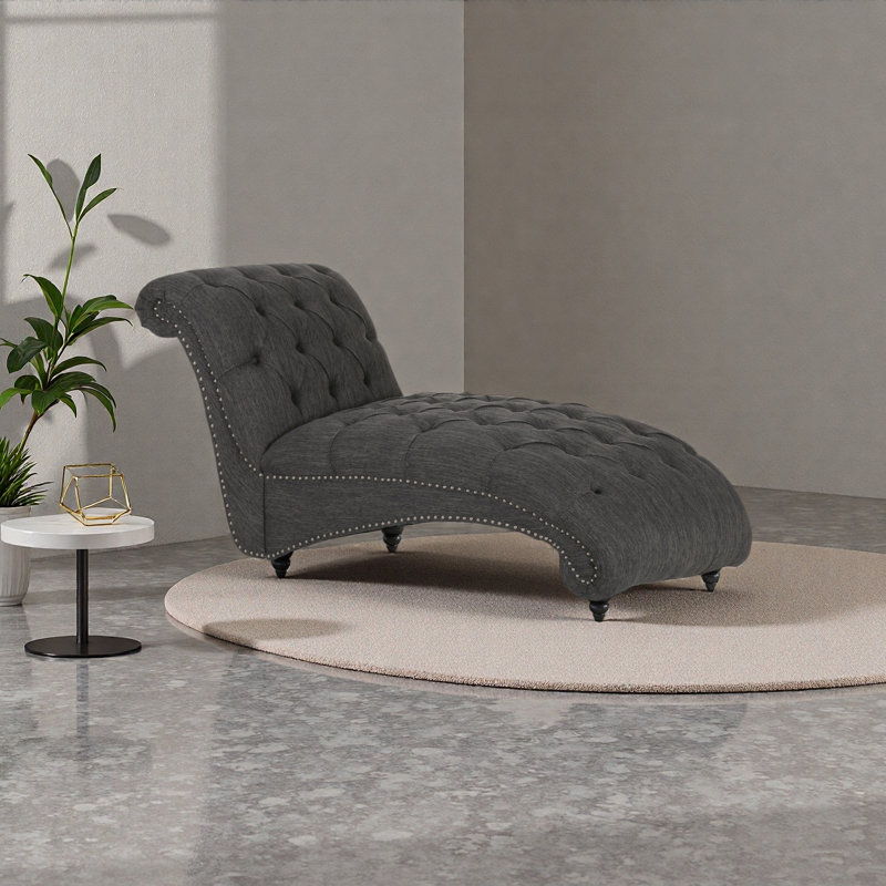 CHAISE LUNGE, Gris anthracite