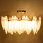 Glass Lampshade Ceiling Flush Mount Light-826297089