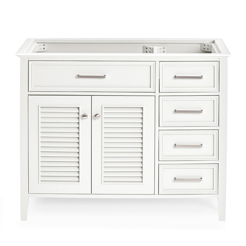 Ferree 42'' Single Bathroom Vanity Base Only, White