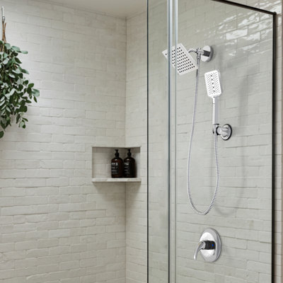 Pomme de douche double 2 en 1