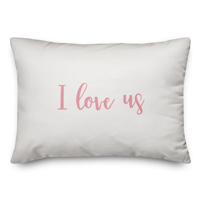  I Love Us Throw Pillow