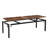 78" Rustic Brown Rectangle Dining Table Large  For 6-8 People-Table Only-135307627