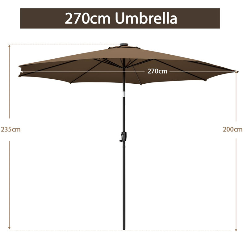 Carlisia Tilt Market Parasol
