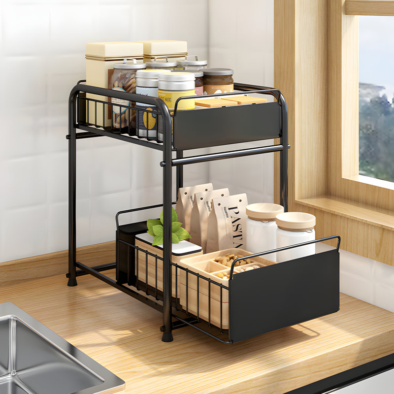 Étagère de rangement sous l'évier pour armoire de cuisine