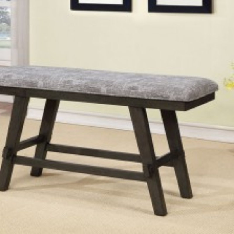 Molina Linen Blend Upholstered Bench