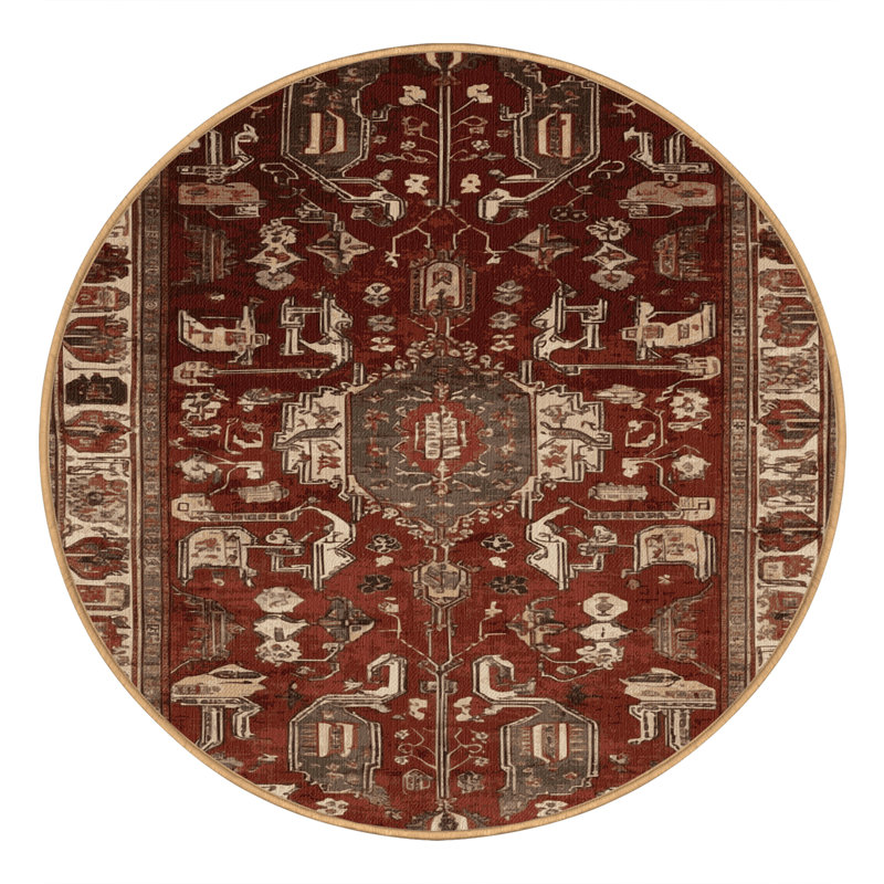 Tapis brun lavable à la machine, Tapis de couloir 2 pi x 4 pi