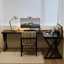 Bureau d'écriture rectangulaire en bois massif noir-1670840554-1670840532