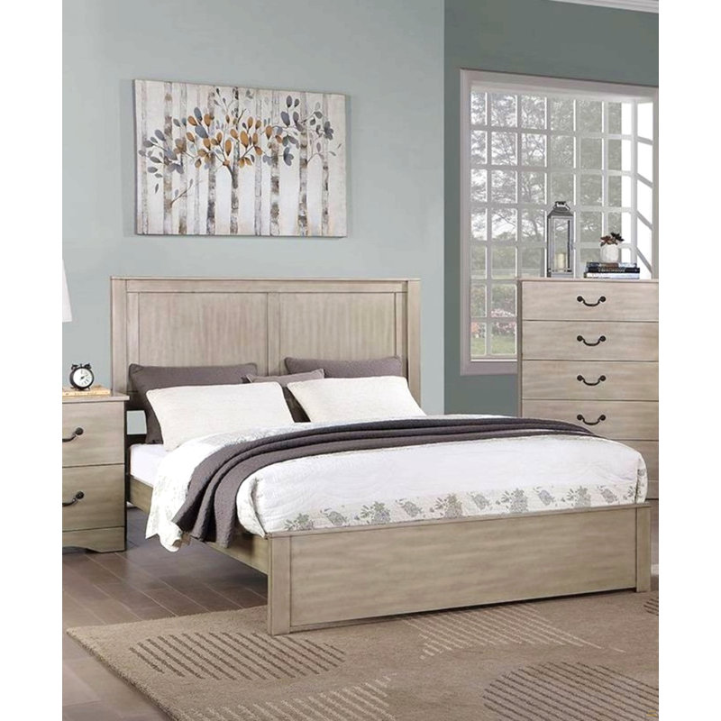 Tête de lit à deux panneaux pour grand lit 1pc, Grand lit