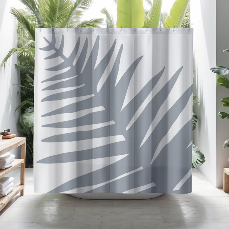 Rideau de douche Coco, Gris